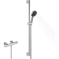 Hansgrohe Pulsify Select S - Doucheset met thermostaat, 3 jets, EcoSmart, chroom 24261000