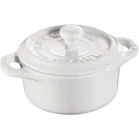 Staub Ronde cocotte 10 cm - wit 0,2 l