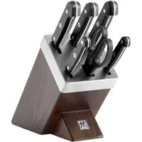 Zwilling Gourmet Zelfslijpend messenblok, essenhout, 7-dlg