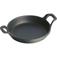 Staub Stapelbaar bord - rond - 20 cm - zwart 0,75 l