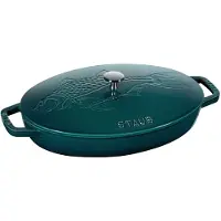 Staub Vispan Ovaal 32cm La Mer 11223337