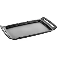 Staub Teppanyaki bakplaat met handvatten 38x25 cm Zwart