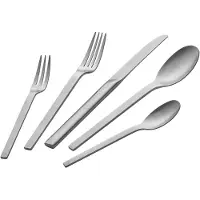 Zwilling Bestekset, 30-delig | Gehamerd, mat afwerking, zilverkleurig