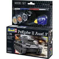 Wittmax Modelbouwpakket Militaire voertuigen - 63229 Panzerkampfwagen II - PzKpfw II Ausf. F Tank - Model Set Plastic - 1:76 - Modelbouw