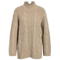 Noisy May Gebreide pullover met opstaande kraag en wol, model 'HAYDA'