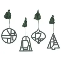Broste Copenhagen Kerst decoraties FILI X4 dames One size