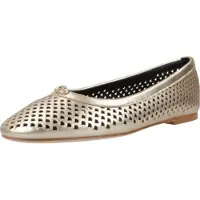 Alpe Alpevoor vrouwen. 541861 Gouden Liss Leren Ballerina's (40), Leer, Goudkleurig, Plat, Geen, Casual