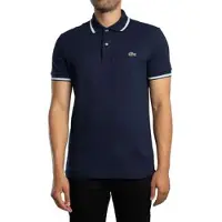 Lacoste Polo's Lacoste Poloshirt met normale pasvorm en accenten heren EU S