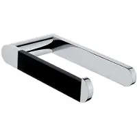 Nimco Nava - Toiletrolhouder, mat zwart/chroom NA 28055M
