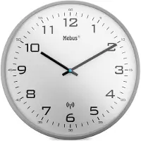 OEM 13081 Zendgestuurde klok Zendergestuurd 30 cm Grijs Slepend uurwerk (geluidsloos)