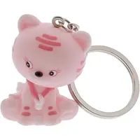Marco Sleutelhanger kat "Kitty" roze, 10 stuks
