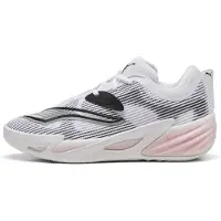Puma Sportschoen 'All-Pro Nitro 2' lichtgrijs / zwart / wit
