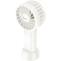 Hoco 2-in-1 Ventilator - Draadloos - Oplaadbaar - Stil - USB-C - Wit