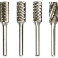 EUROBOOR RBA.A1206 Stiftfrees, tandvorm Alu vertanding, model A, D 12 mm, L 25 mm