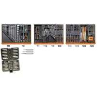 Beta 5904VU/4T Assortiment van 197 gereedschappen in ABS voorgevormde inlegbakken - 059241100 059241100