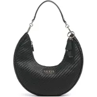 GUESS Dames Schoudertassen Mirema Hobo Shoulder Bag - Zwart - Maat ONESIZE