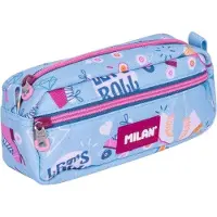 Milan 2, rechthoekige etui met rits. Roller 2, speciale serie, blauw. Mann, blauw, one size