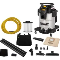 DeWalt DXV38SB Wet/Dry Vacuum Cleaner | Nat- en Droogstofzuiger | 38 liter - DXV38SB