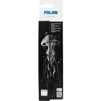Milan Witte Houtskool Pennenset (3 stuks)