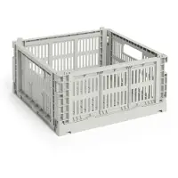 HAY Opbergbox Colour Crate Medium Square Grey