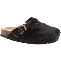 Scholl Klomp Women Fae New F Synthetic Fur Chocolate-Schoenmaat 36