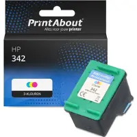 PrintAbout Inktcartridge 342 (C9361EE) 3-kleuren geschikt voor HP