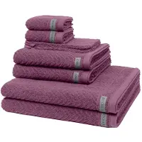 Ross Dames en Heren 2 X washandjes 2 X gasten- 2 X douche- 2 X handdoek - in set Smart