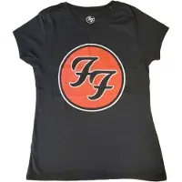 Foo Fighters - FF Logo Dames T-shirt - M - Zwart