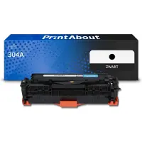 PrintAbout Toner 304A (CC530A) Zwart geschikt voor HP