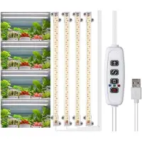 INF Plantverlichting kweeklamp voor kamerplanten, met volledig spectrum en timer White