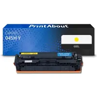 PrintAbout Toner 045H Y Geel Hoge capaciteit geschikt voor Canon