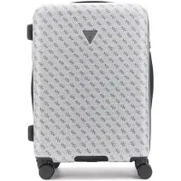 GUESS trolley Jesco 22 In 8-Wheeler Exp. Slate Logo Lichtgrijs 64cm