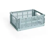HAY Opbergbox Colour Crate Medium Dusty Blue