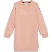 BOSS Sweaterjurk voor kinderen van katoenmix met logo