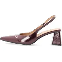 Bianco Slingpumps 'Maralyn' wijnrood