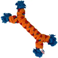 Kong rope rally bot oranje / rood / blauw 38x16x3 cm