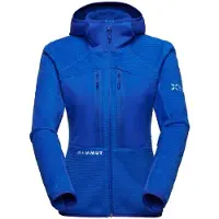 Mammut - Women's Eiger Nordwand Pro Midlayer Air Hooded - Fleecevest XL, blauw