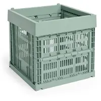 HAY Colour Crate Cube 29.5x29.5 cm Sage green