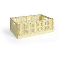 HAY Opbergbox Colour Crate Large Light Yellow