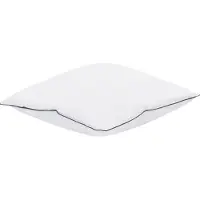 Beliani PELISTER - Hoofdkussen hoog - Wit - 50 x 60 cm - Katoen