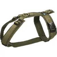 AnnyX Hondentuig - FUN - Y-tuig - Olijfgroen - maat S - Borstomvang 52-64cm - Gewicht hond 9 -19 kg