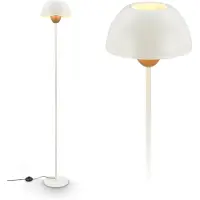 Briloner Vloerlamp, staande lamp, leeslamp, woonkamer, kabel schakelaar