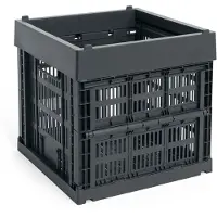 HAY Colour Crate Cube Opslag - Manden Gerecycled Plastic Charcoal - AB634-C262-AC37
