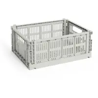 HAY Opbergbox Colour Crate Medium Grey