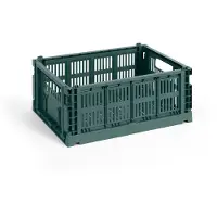 HAY Opbergbox Colour Crate Medium Dark Green