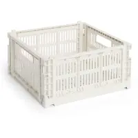 HAY - Colour Crate M Square Opbergkrat (Offwhite)
