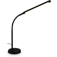 Briloner Mura – LED Bureaulamp – tafellamp met touchbediening – dimbaar – warm wit licht – geheugenfunctie – zwart – 36.6x13x45.4 cm