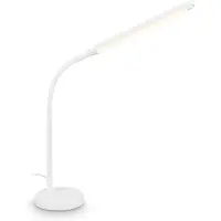 Briloner Mura – LED Bureaulamp – tafellamp met touchbediening – dimbaar – warm wit licht – geheugenfunctie – wit – 36.6x13x45.4 cm