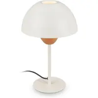 B.K.Licht BRILONER Gryde – Tafellamp slaapkamer – E14 fitting – bedlamp met schakelaarkabel – Ø18.8 – hoogte 28.2 cm – koffie/grijs