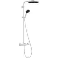 Hansgrohe Pulsify S Puro - Doucheset met thermostaat, diameter 26 cm, 3 jets, mat wit 24236700